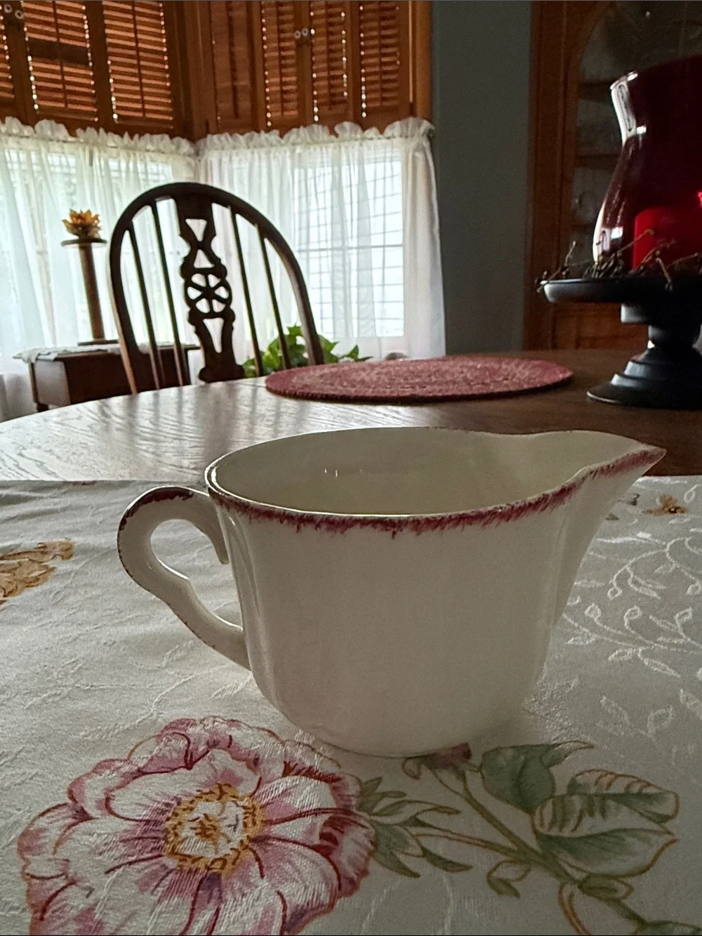 Blue Ridge Southern Pottery Apple Creamer